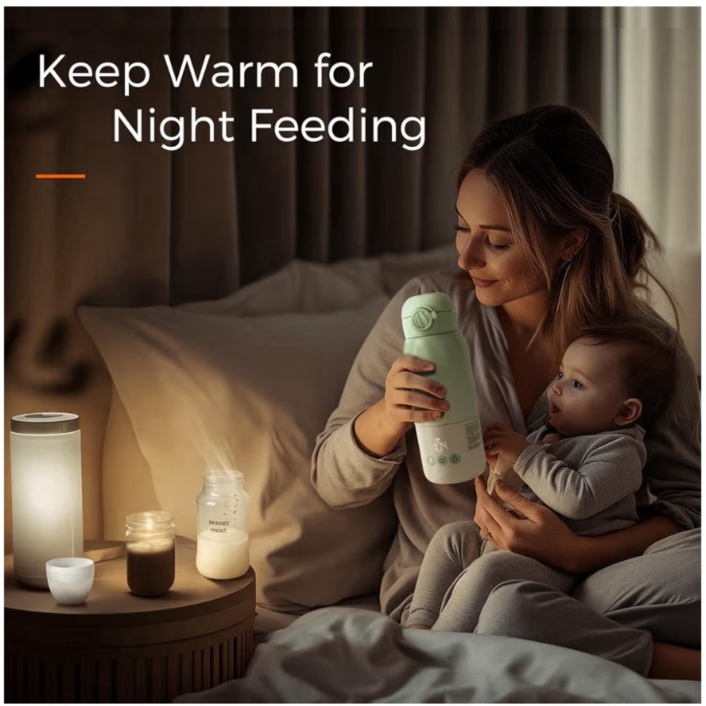 Portable Baby Bottle Warmer with Temperature Control - Picture 5 of 7